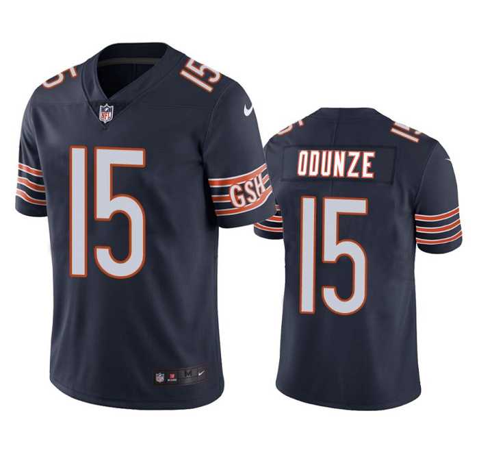 Men & Women & Youth Chicago Bears #15 Rome Odunze Navy 2024 Draft Vapor Football Stitched Jersey,We sell and wholesale Men & Women & Youth Chicago Bears #15 Rome Odunze Navy 2024 Draft Vapor Football Stitched Jersey on line form chian!